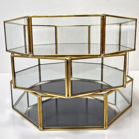 Mirrored Tray - Set of 3 - Picture 8 of 12